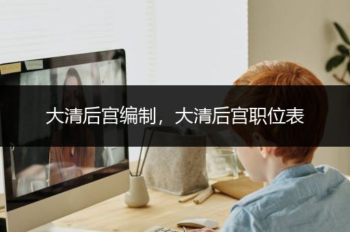 大清后宫编制，大清后宫职位表